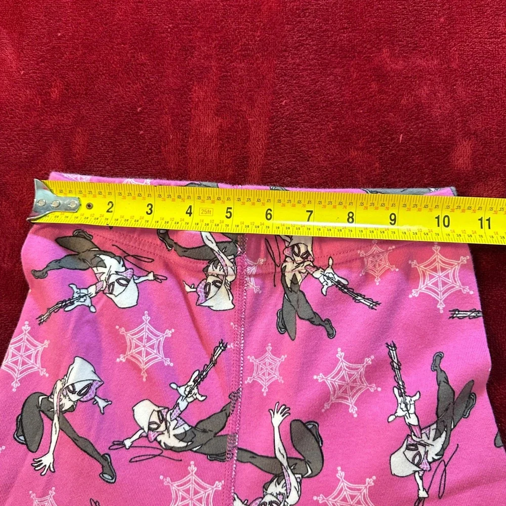 Hanna Andersson Marvel Ghost-Spider Pink Cotton Pajamas Kids Size 10 140cm‎